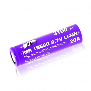 Efest IMR 18650 3100 мАч 20А