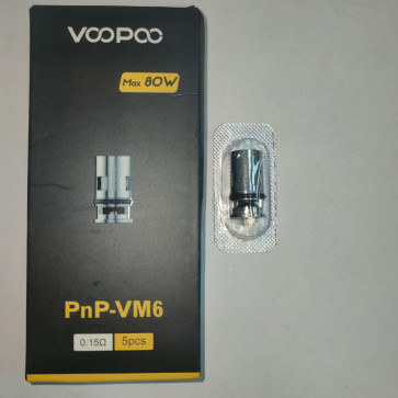 НОВЫЙ VOOPOO PnP Coil (0.15 VM6 Mesh) (1 шт)