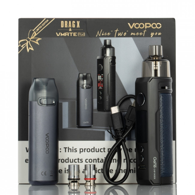 VOOPOO DRAG X Limited Edition with VMATE Pod Kit купить вейп набор цена