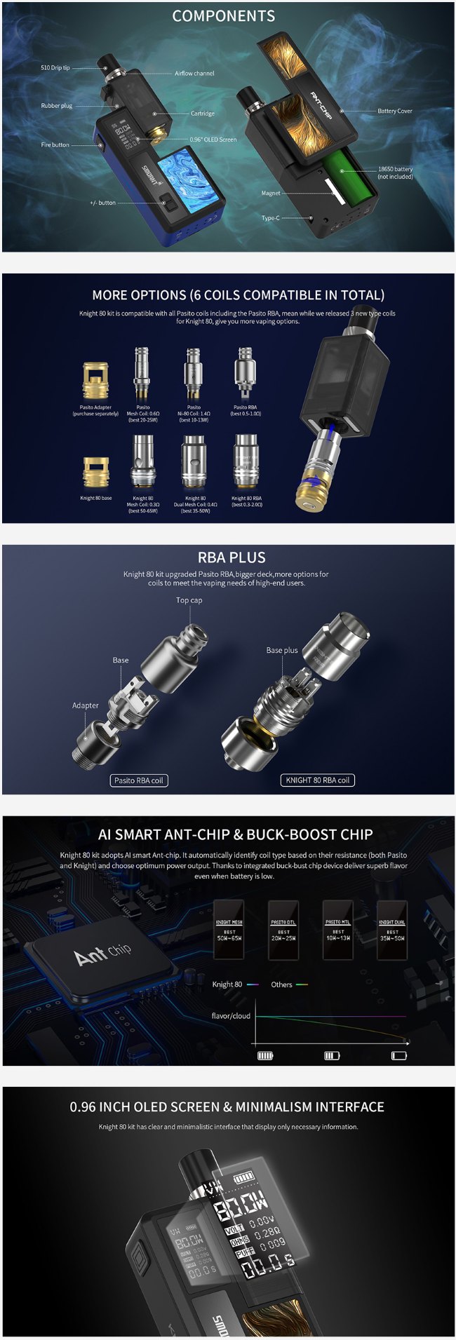 Smoant Knight TC Pod Kit